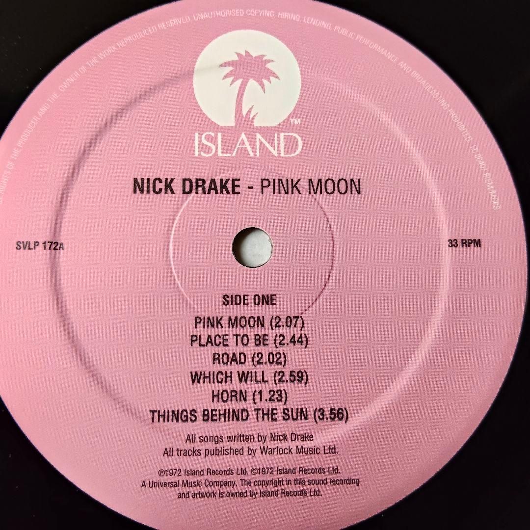 ニック・ドレイク　Nick Drak　PINK MOON　レコード　重量盤