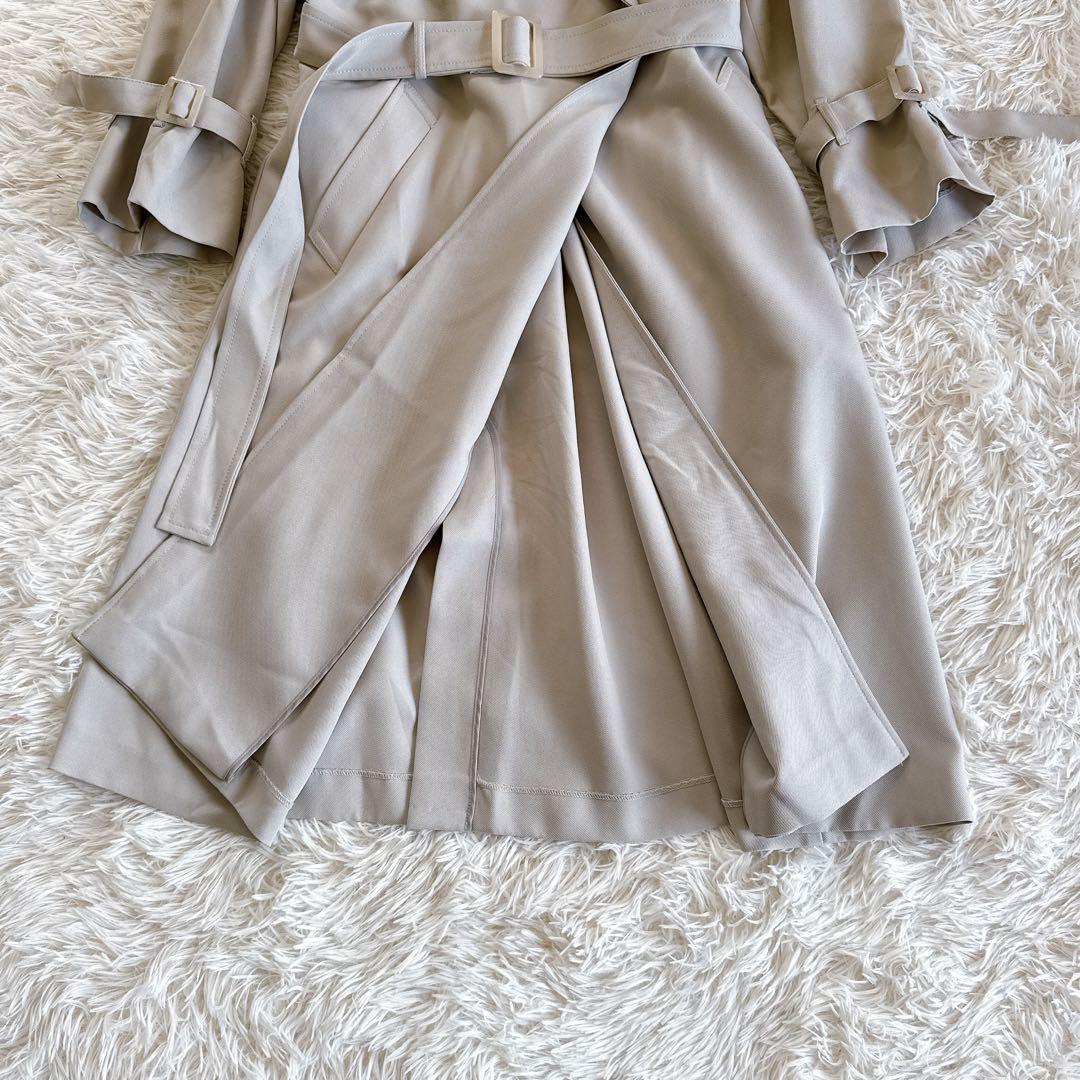 美品✨　ナチュラルビューティー　マキシ丈　トレンチコート M オーバーサイズ