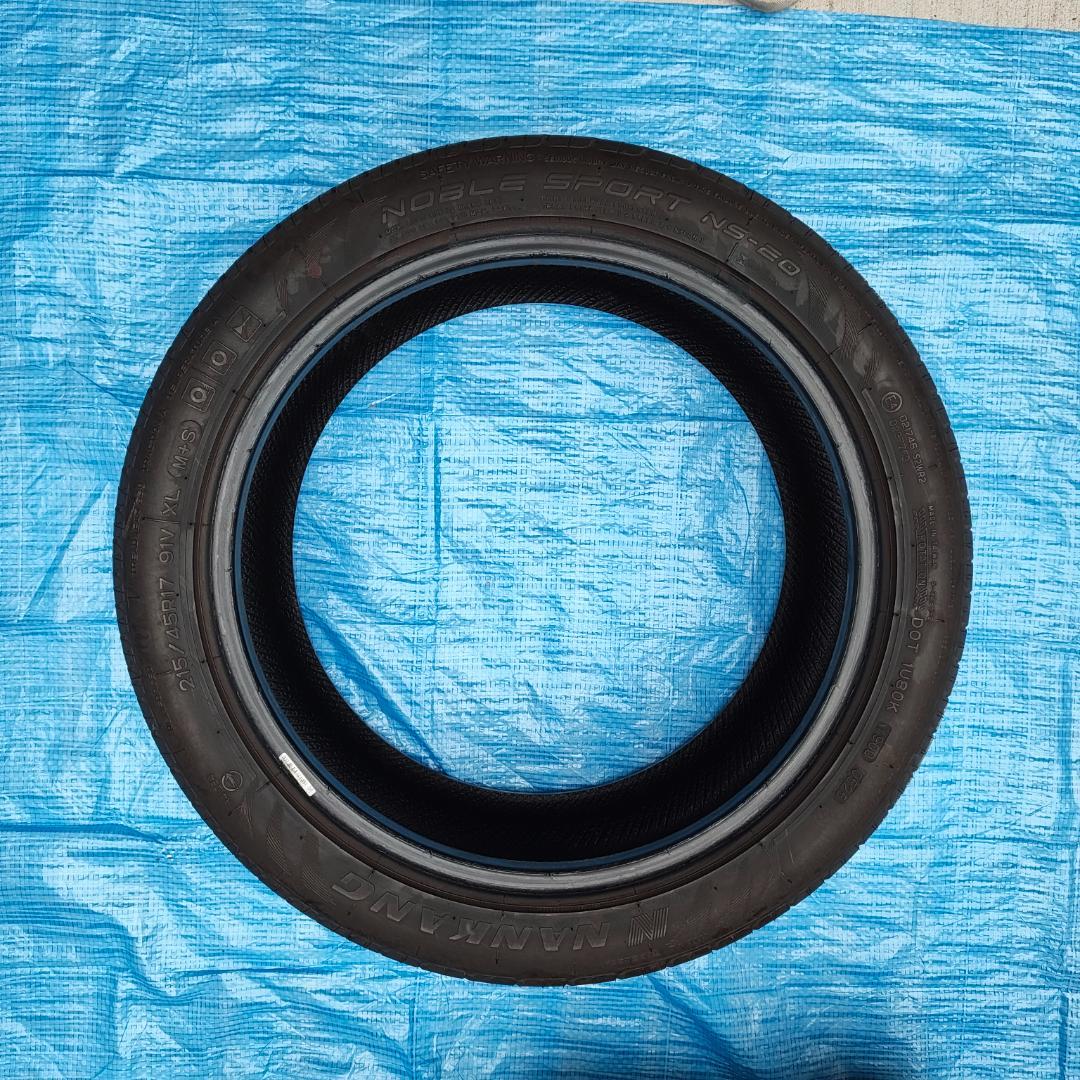 ナンカン NS-20 215/45R17 ② バリ山 2025年製 送料込み
