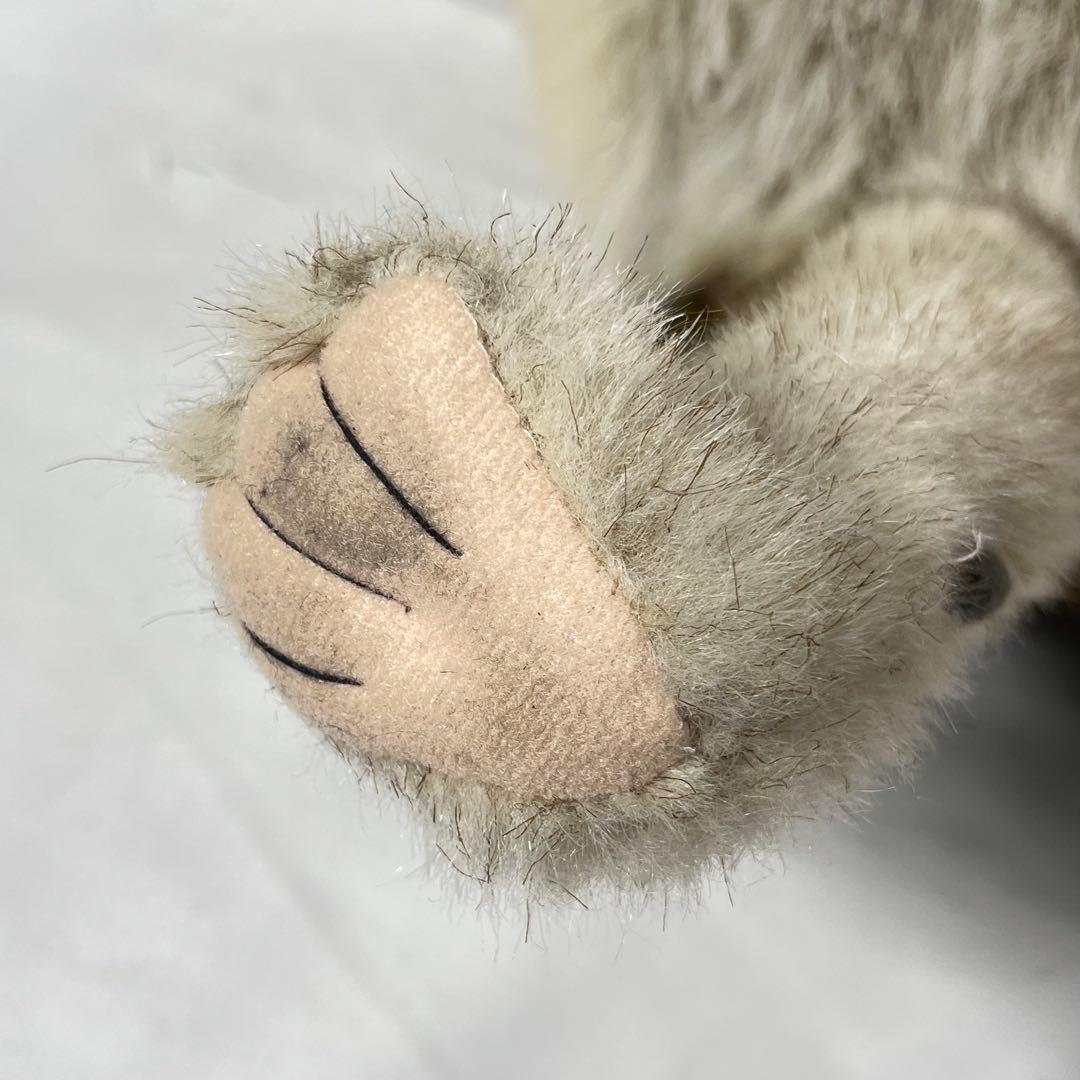 HANSA ハンサ ウルフ オオカミ ぬいぐるみ リアル 大きめ 自立