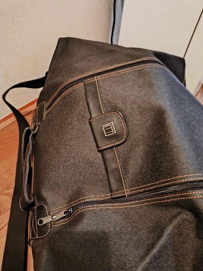 レア　美品dunhill ダークグレー ボストンバッグ