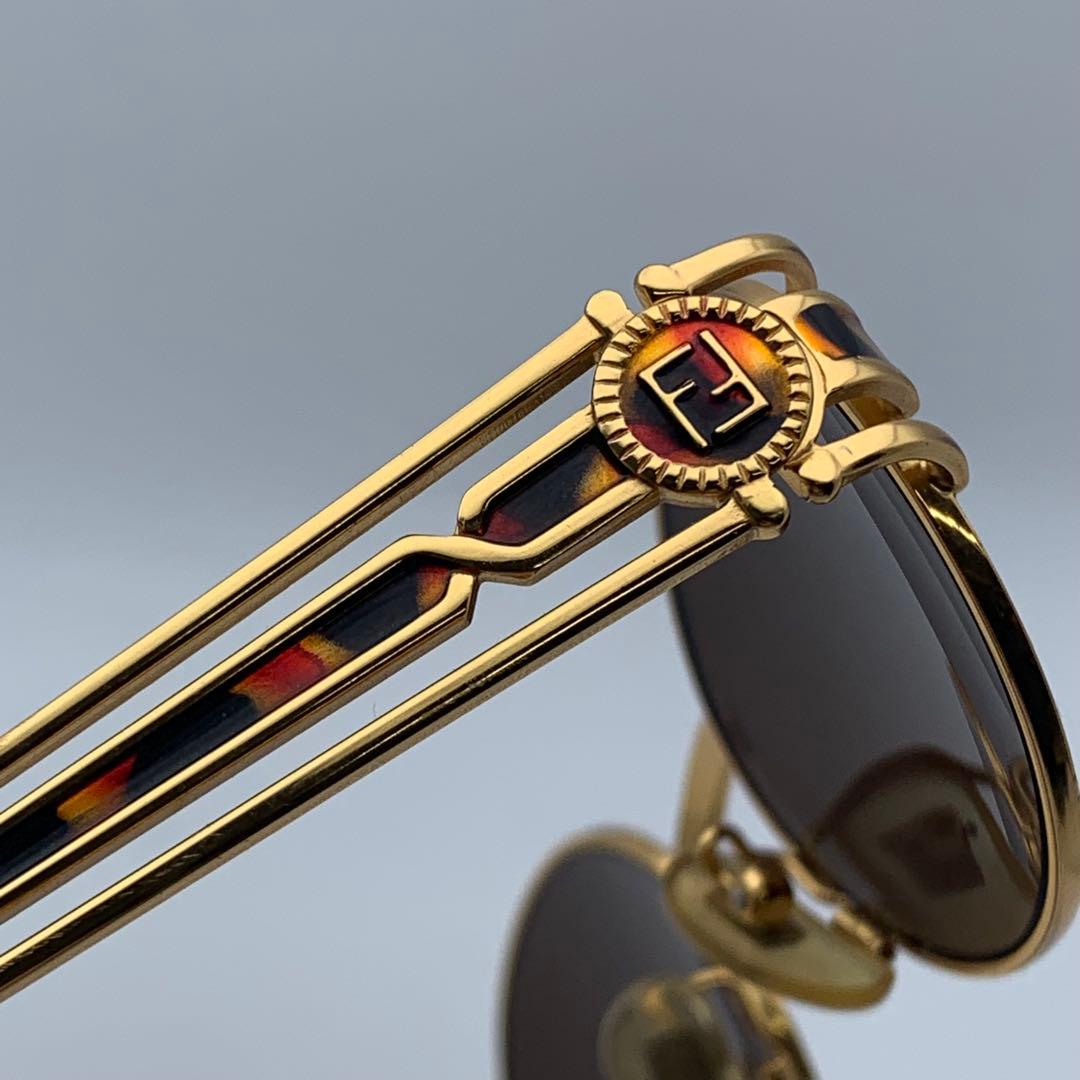 FENDI フェンディ ゴールドカラー サングラス SL7031