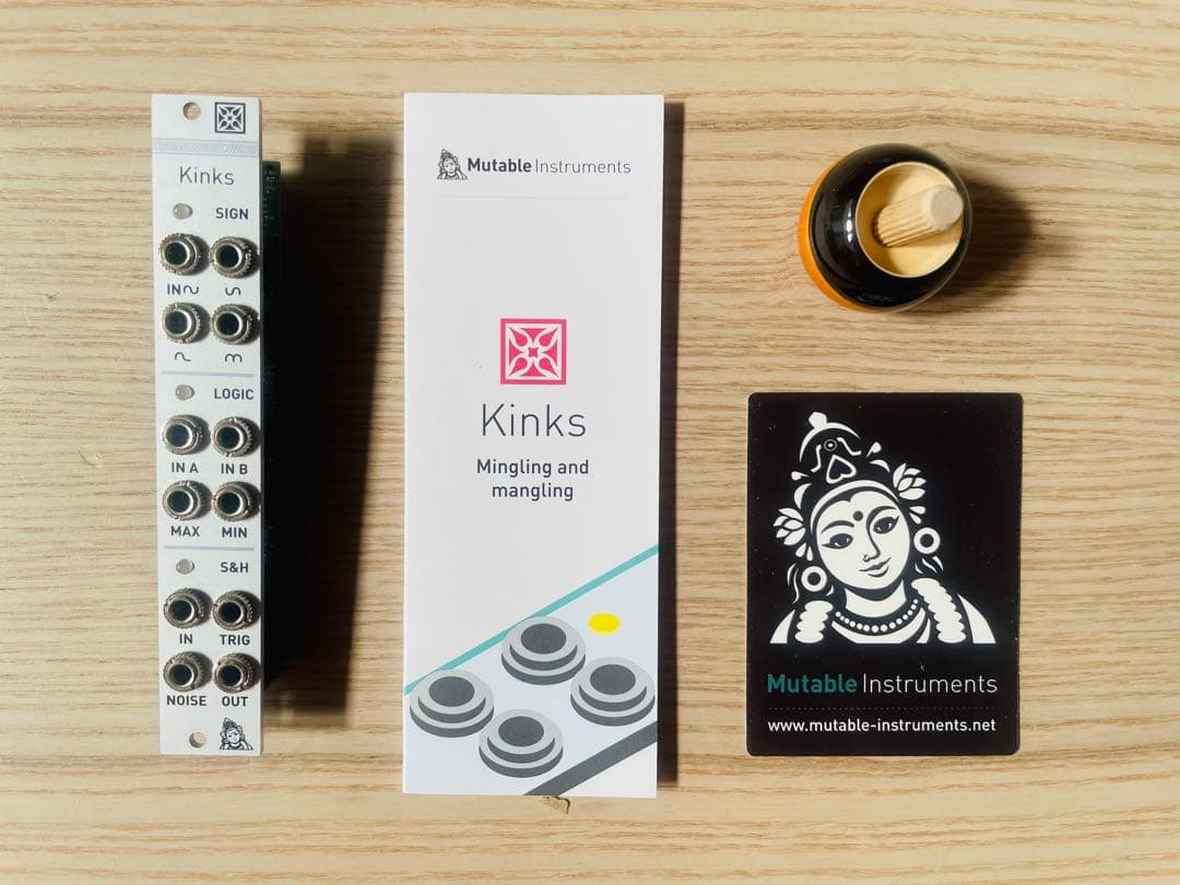 Mutable Instruments Kinks モジュラーシンセ
