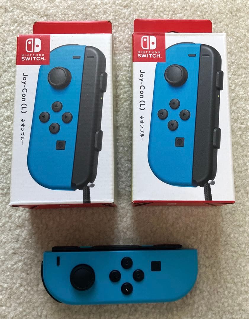 【Joy-Con3個】Nintendo Switch 付属品完備