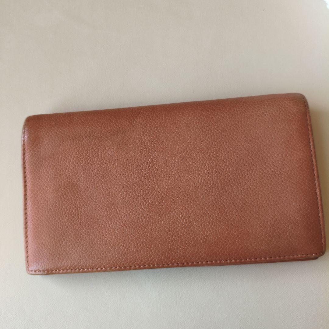 CHANEL ブラウン 二つ折り財布