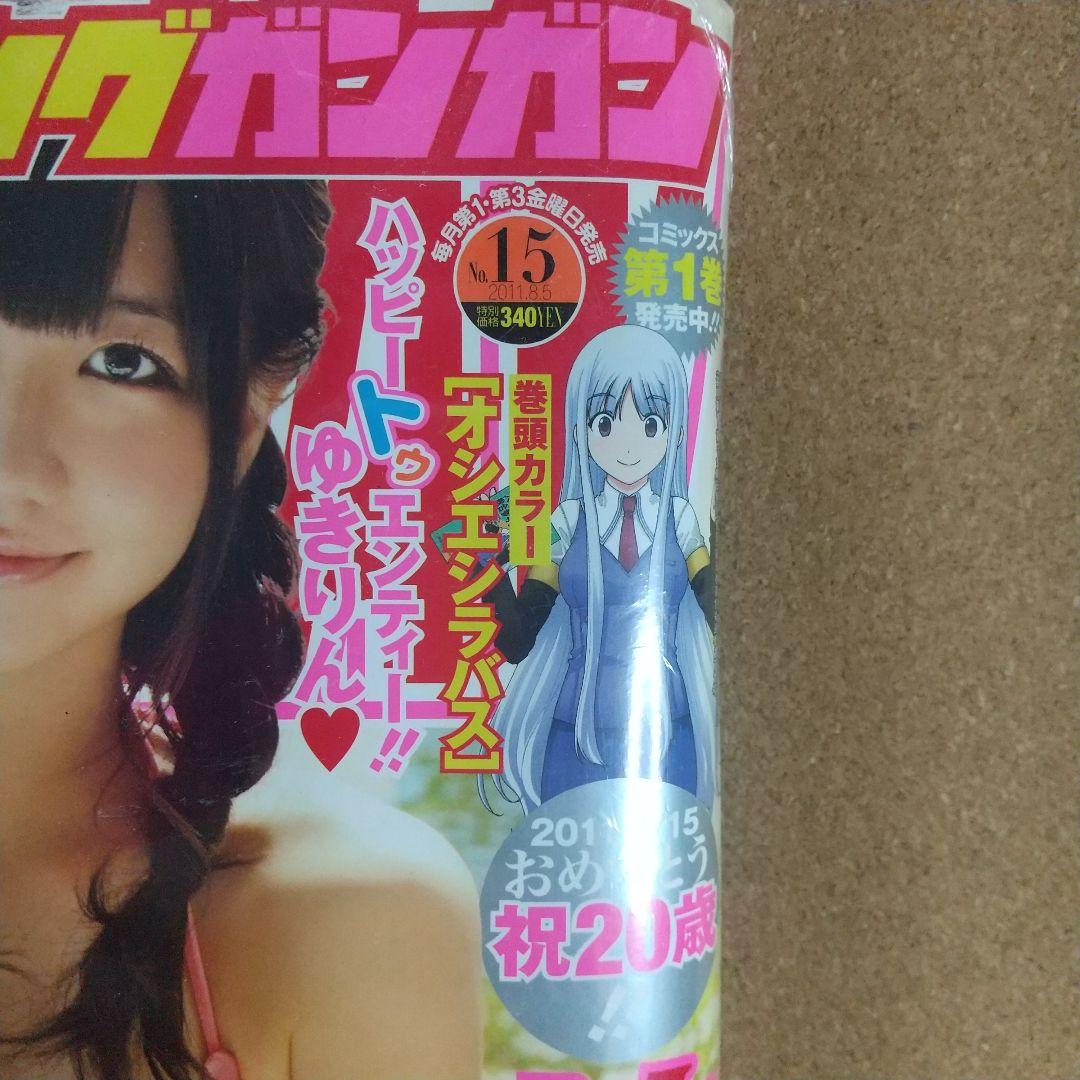 ヤングガンガン 2011年15号※柏木由紀 グラビア※特別付録DVD フレチキス