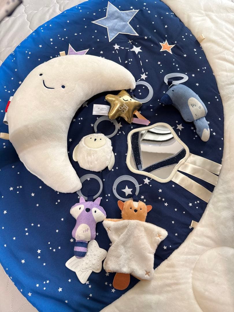 ★美品★スキップホップ ナイトムーン ベビージム プレイマット マット