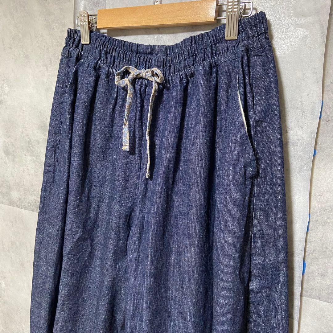 【PARIS DE AOUNE】サンカクチャココラボデニム 新品 FREE 青