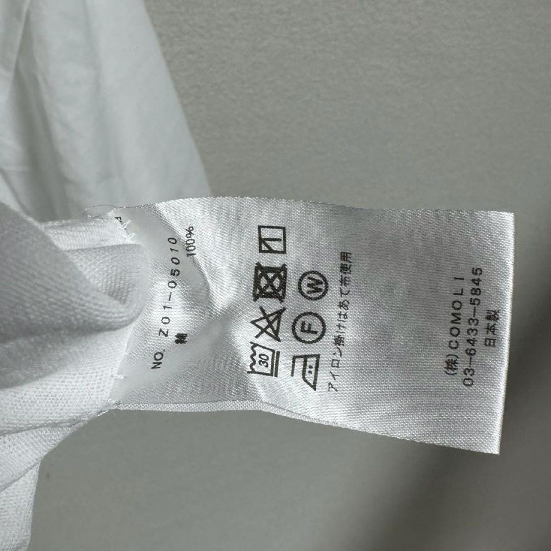 COMOLI 24SS Z01-05010コットンジャージ半袖Tシャツ 2