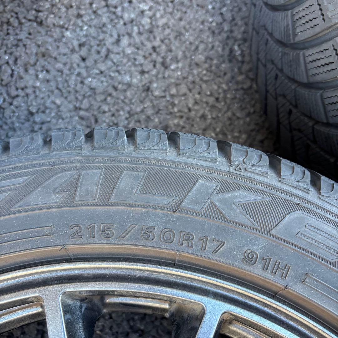 ファルケンESPIA 215/50R17 スタッドレスタイヤホイール4本セット