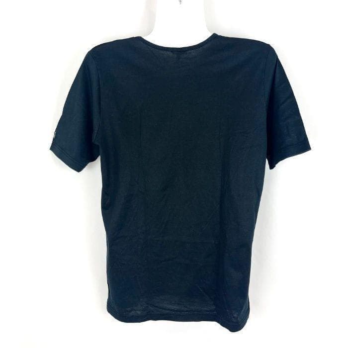 エルメス HERMES Tシャツ 馬車刺繍 半袖 薄手 カジュアル ブラック 黒