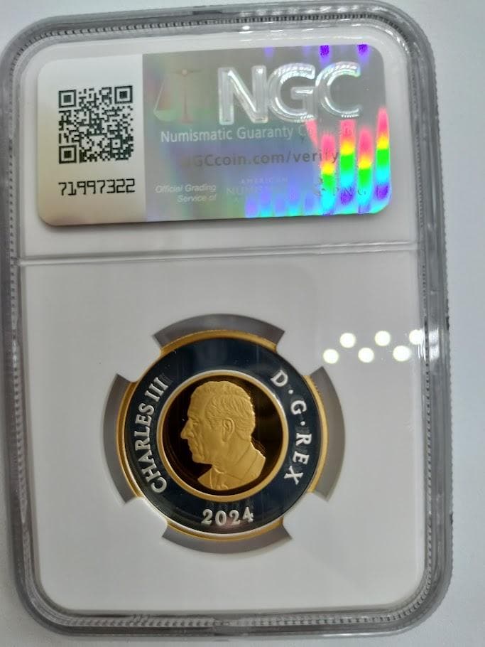 【やす】NGCPF69UCAMカナダ 2024 北極熊 5＄１/4oz銀貨