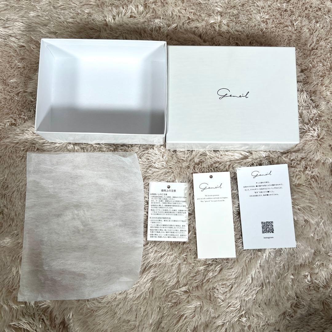 箱タグ付き✨　gemeil ミニマルウォレット モカ