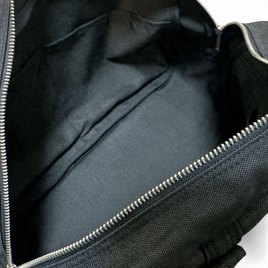 【美品】PORTER スモーキー ボストンバッグ L ブラック 黒 デニム