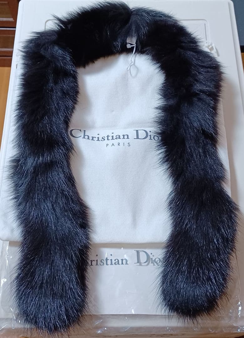 クリスチャン・ディオール Christian Dior ファー マフラー