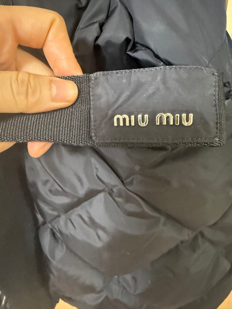 Miu Miu ブラック ロングコート 38