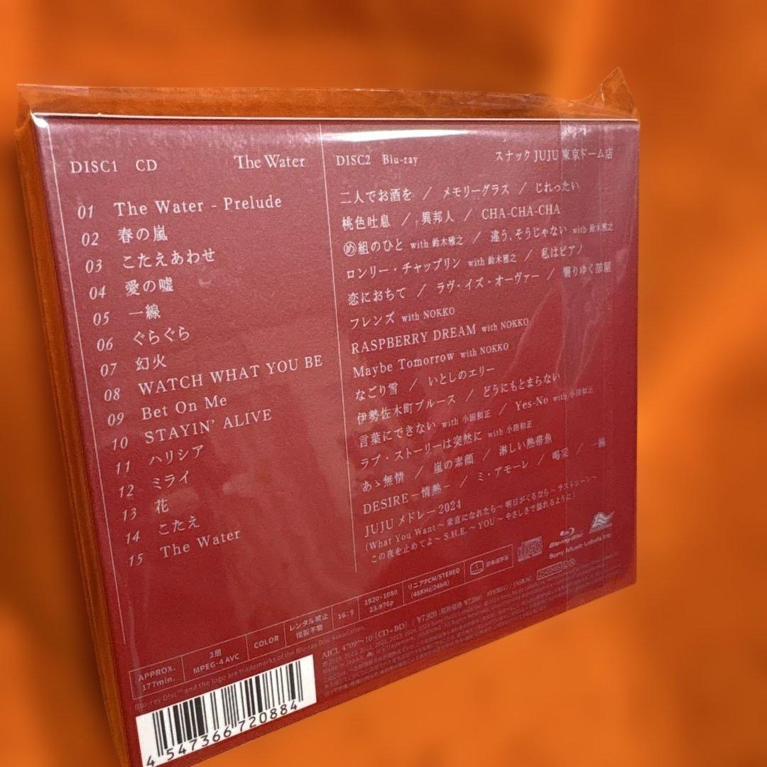 JUJU The Water 初回生産限定盤 CD+ Blu-ray 新品未開封
