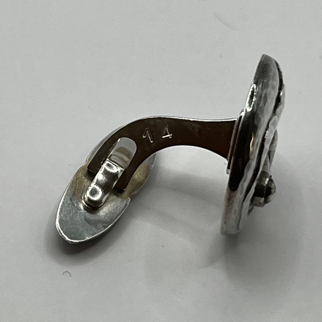  ジョージジェンセンカフス　ボタン 魚 シルバー925