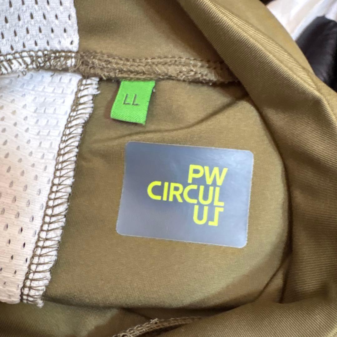 PWCIRCULUS M ビックロゴ バックメッシュ切り替えモックT
