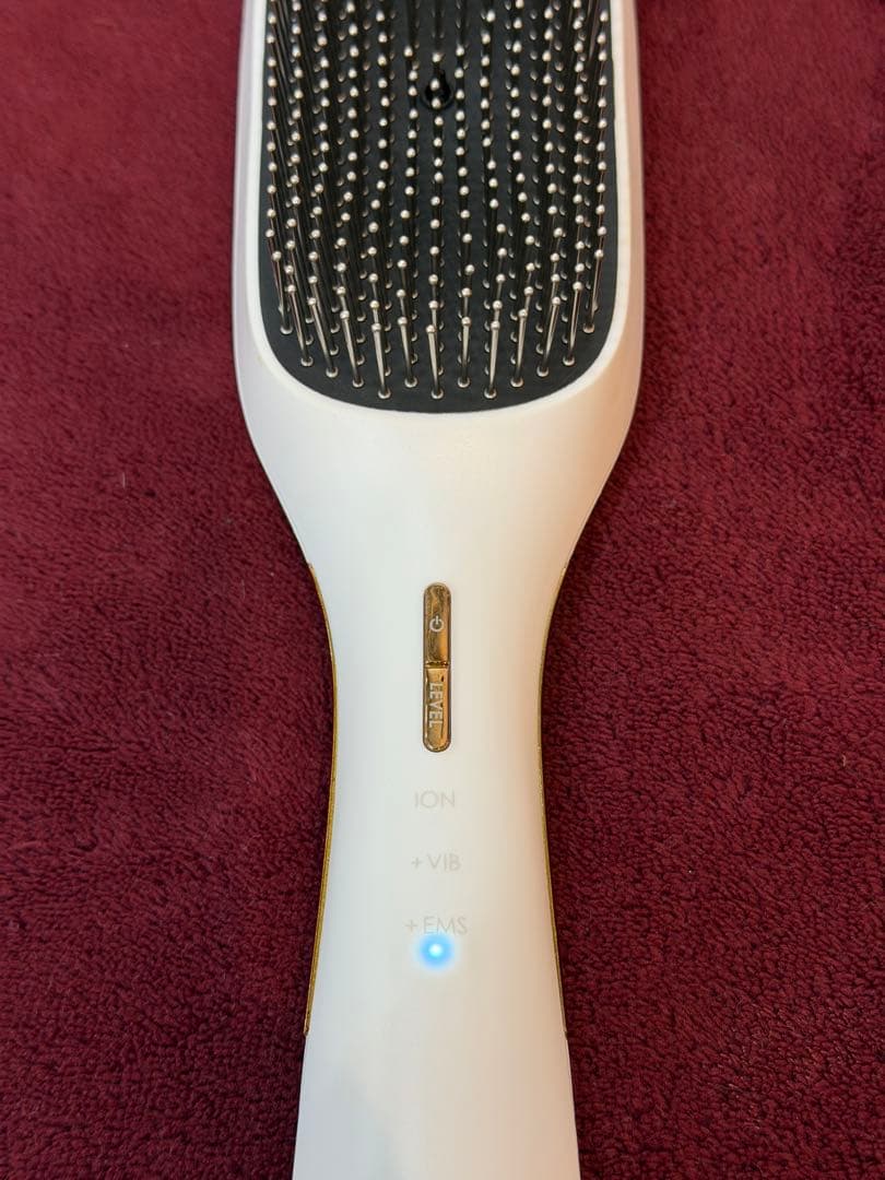美品　mous. エレブラ　デンキバリブラシ　ELEBRU　ヘアブラシ