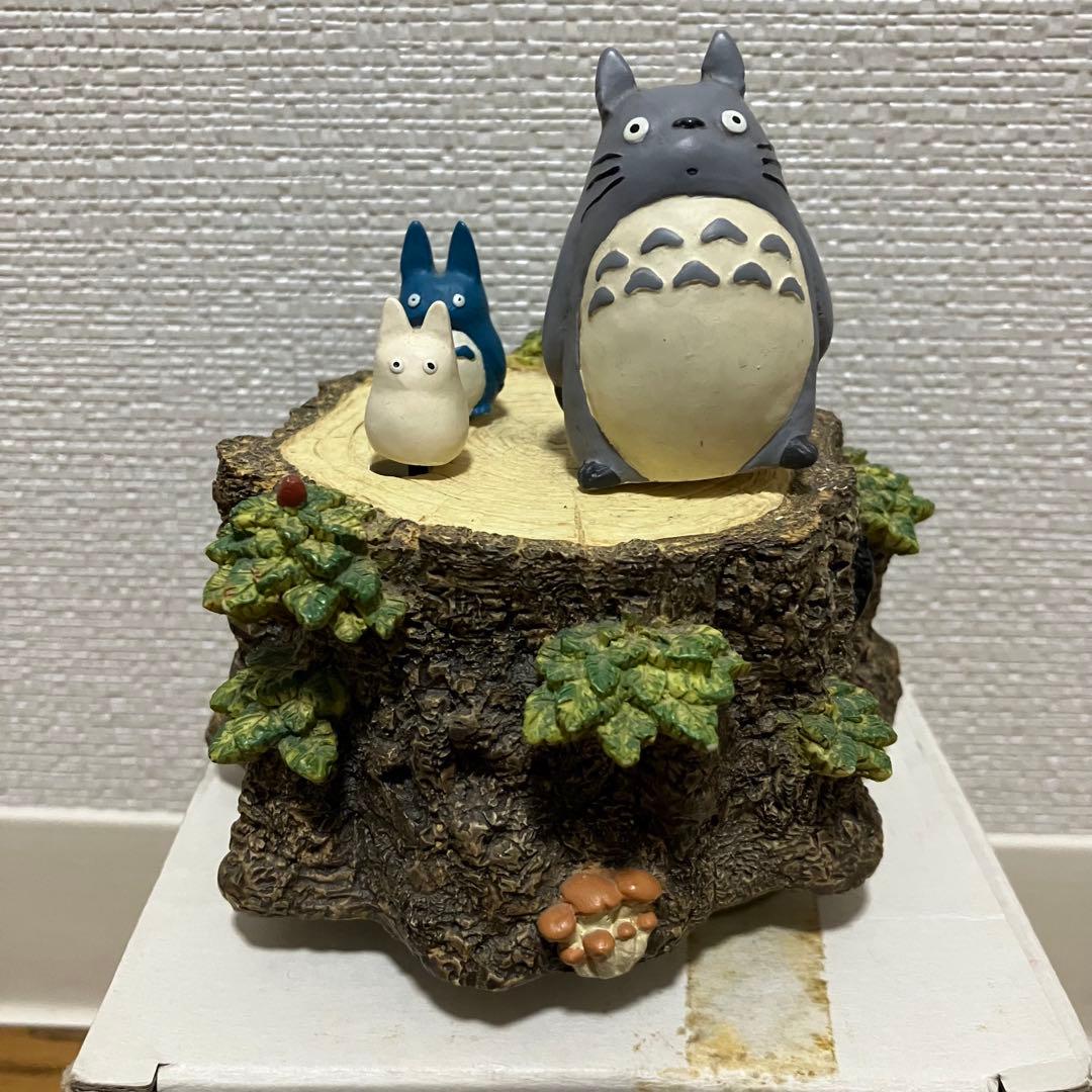 【希少】　となりのトトロ　切り株　小樽オルゴール堂