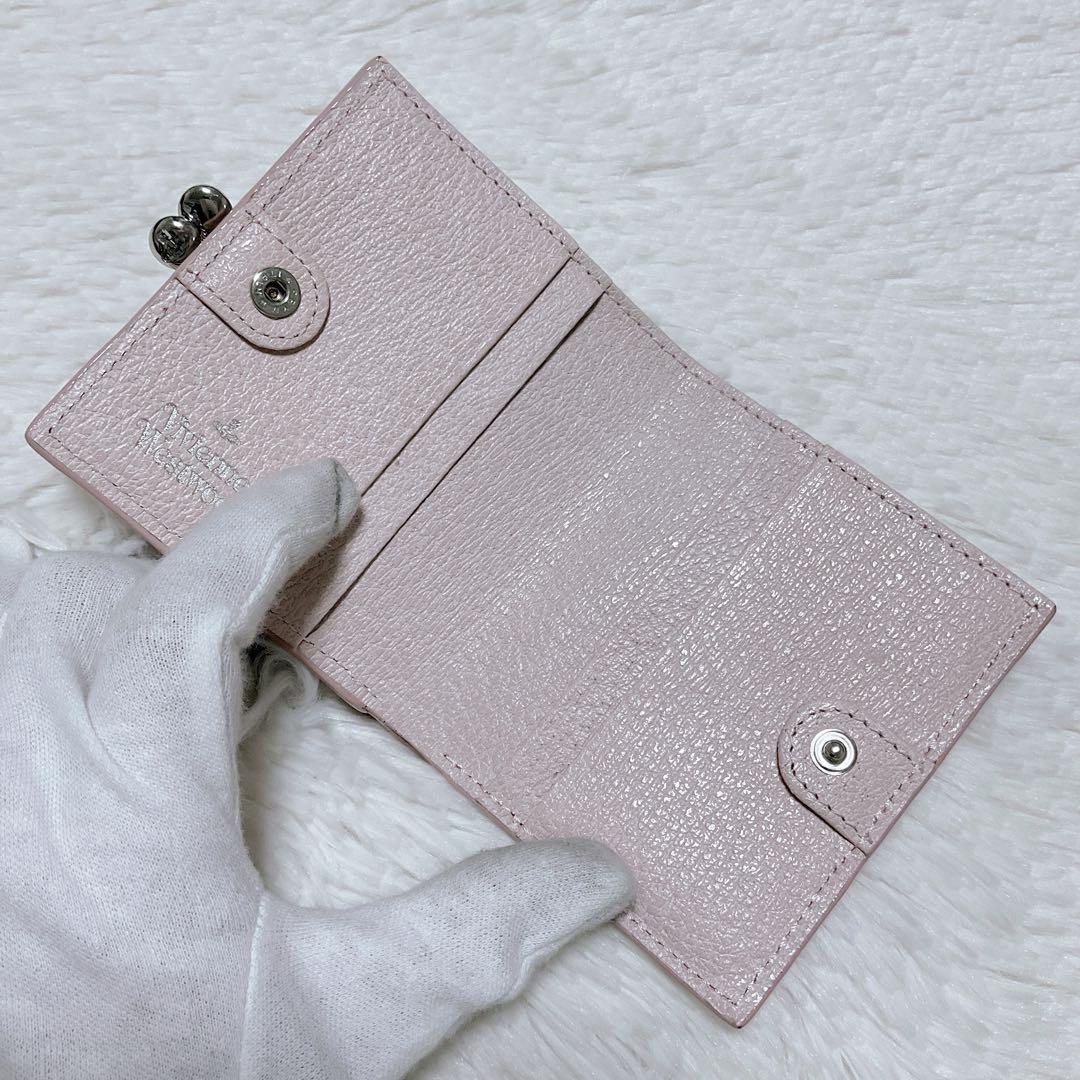 ♡限定♡ヴィヴィアンウエストウッド 二つ折り財布 がま口 ピンク オーブ 希少