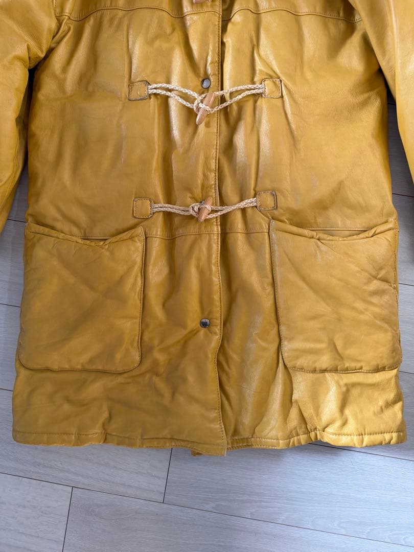 ジャケット・アウター C.P. Company LEATHER DUFFLE COAT 80s