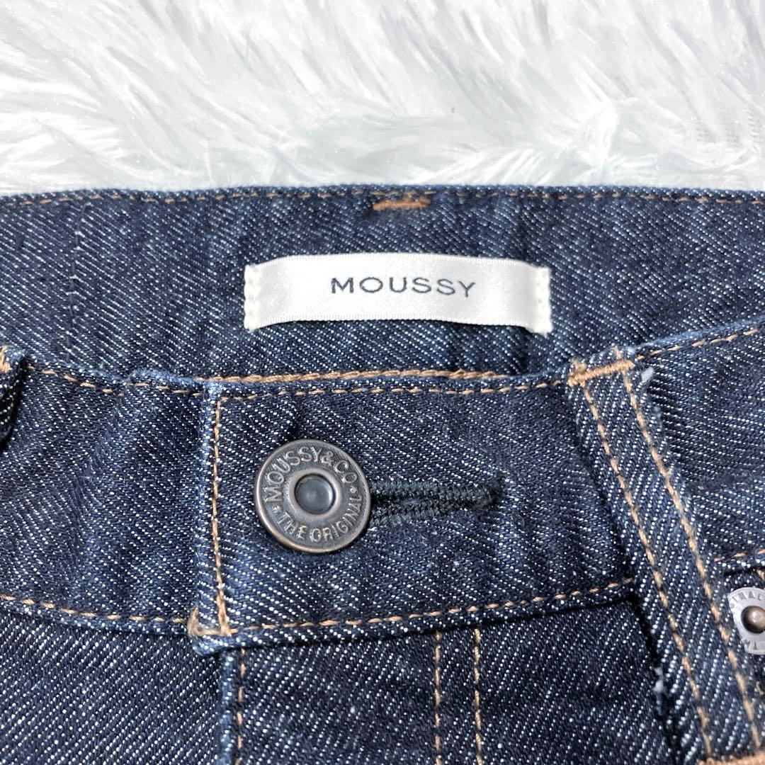 極美品✨　MOUSSY MVS FLARE　デニムパンツ　25相当　濃紺