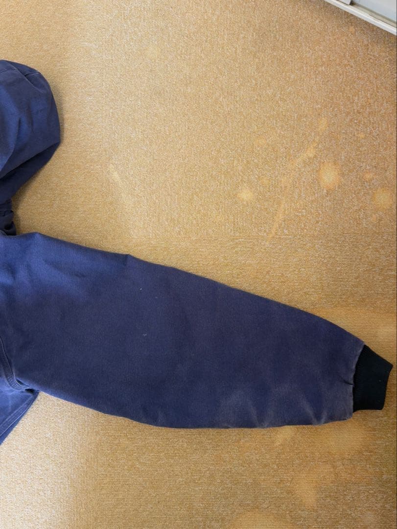 最終価格 Carhartt アクティブジャケット ネイビー フェード ボロ