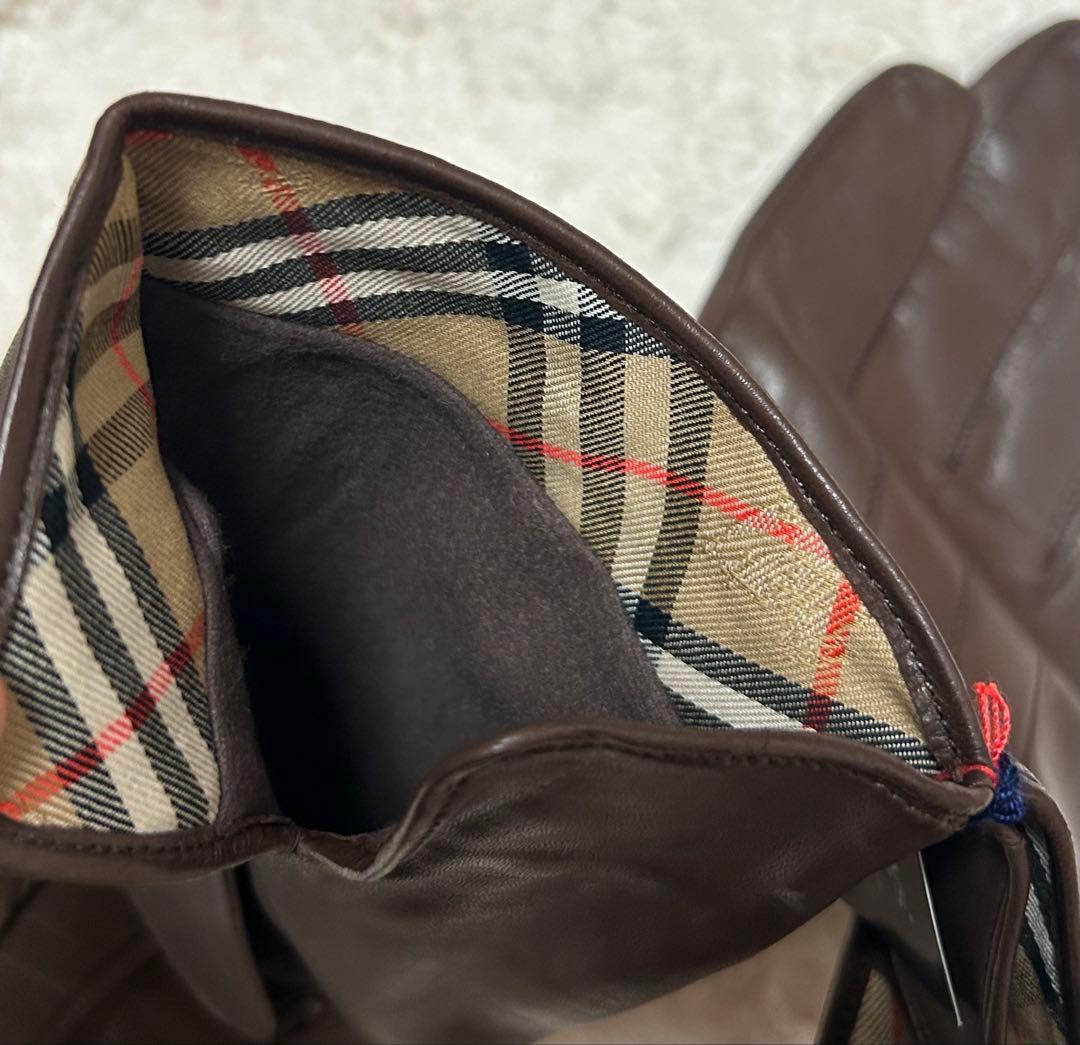Burberry 羊革 手袋 24cm メンズ