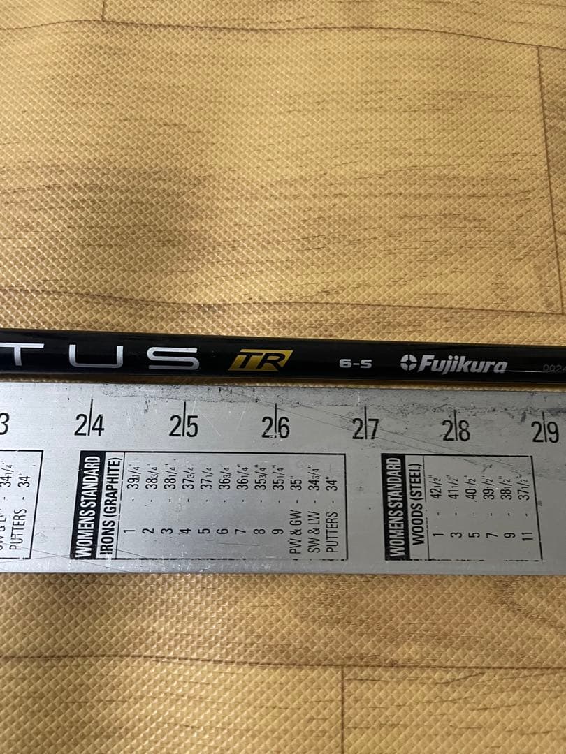 212 フジクラ　ベンタスブラックTR 6S テーラースリーブ付　ドライバー用