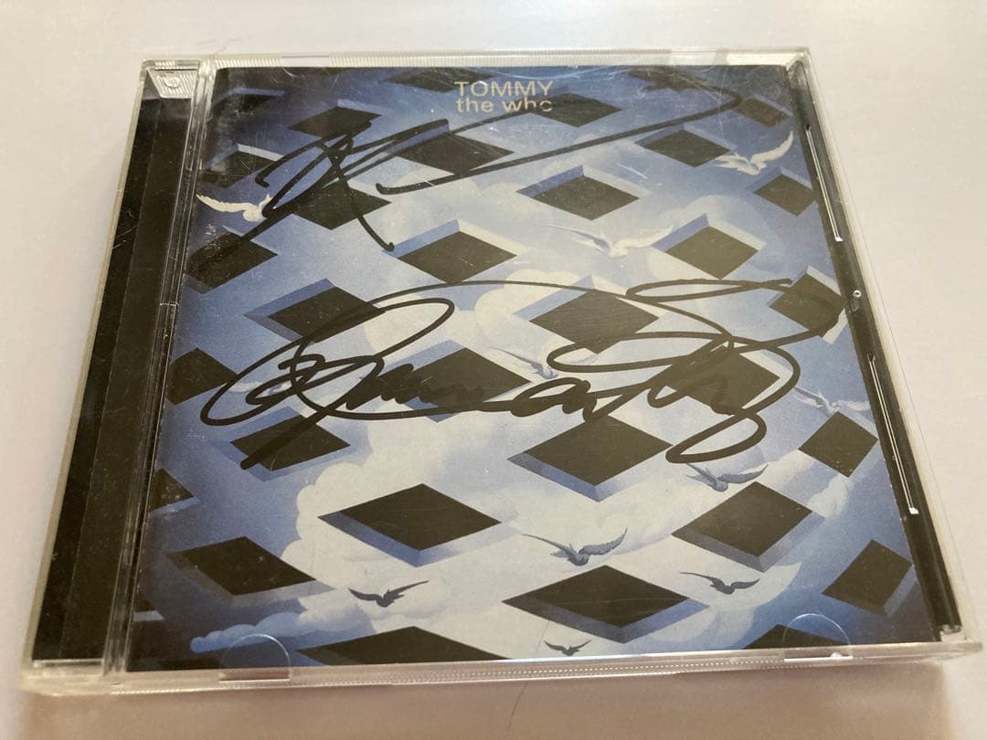 レア　Roger Daltrey とPete Townshend 直筆サインCD
