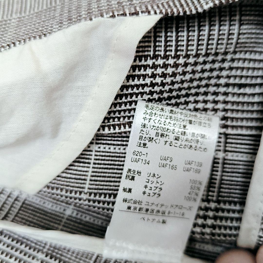 UNITED ARROWS UWSC リネン ブレザー 40 ダブルジャケット
