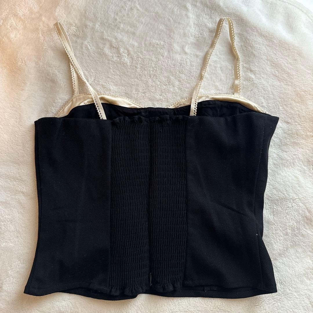 FEWMODA ブラックキャミソール