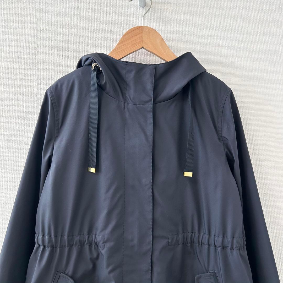 美品✨アナイ　ブライトツイルライナー付きモッズコート　ネイビー　36