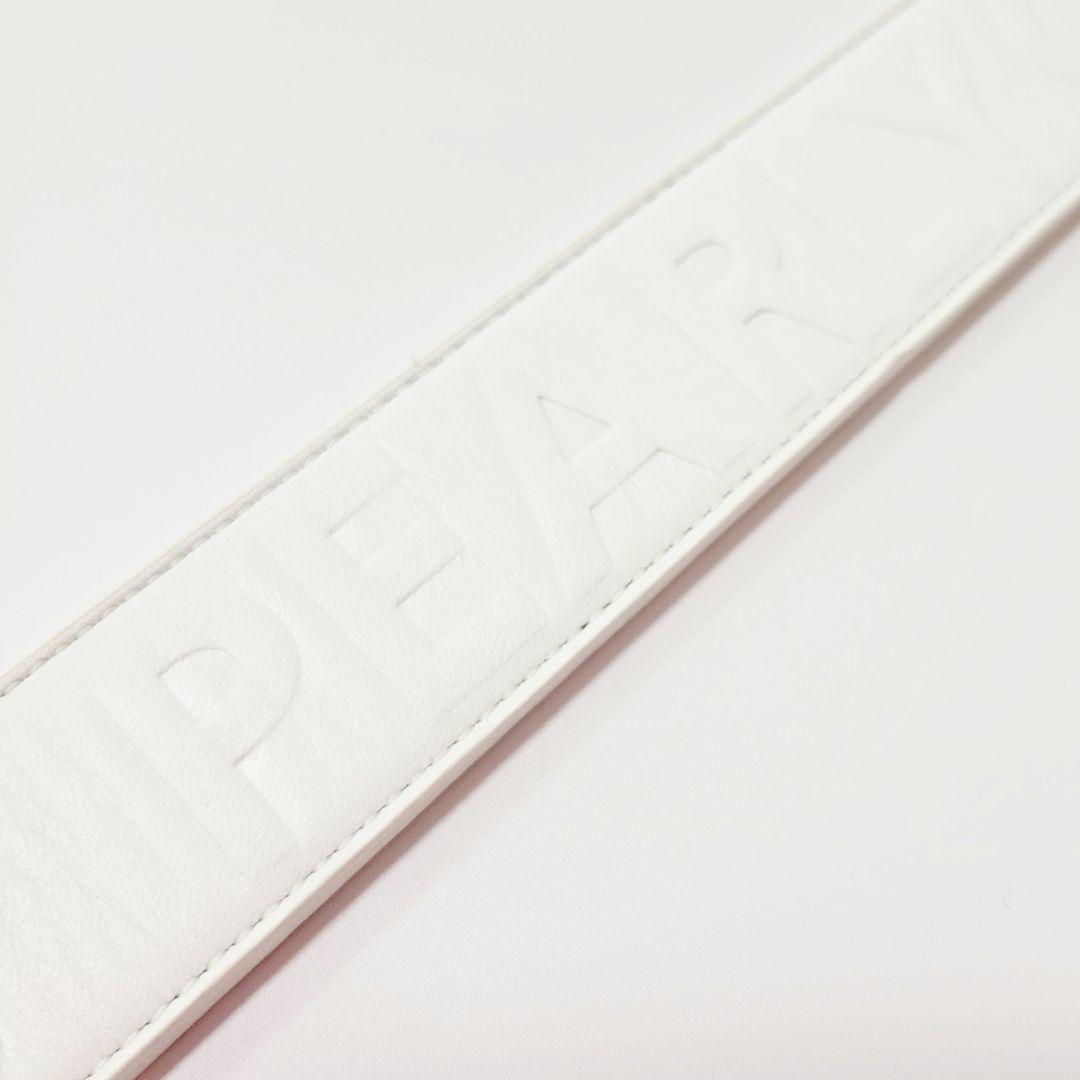 【PEARLY GATES/パーリーゲイツ】デボス加工 レザーベルト ホワイト
