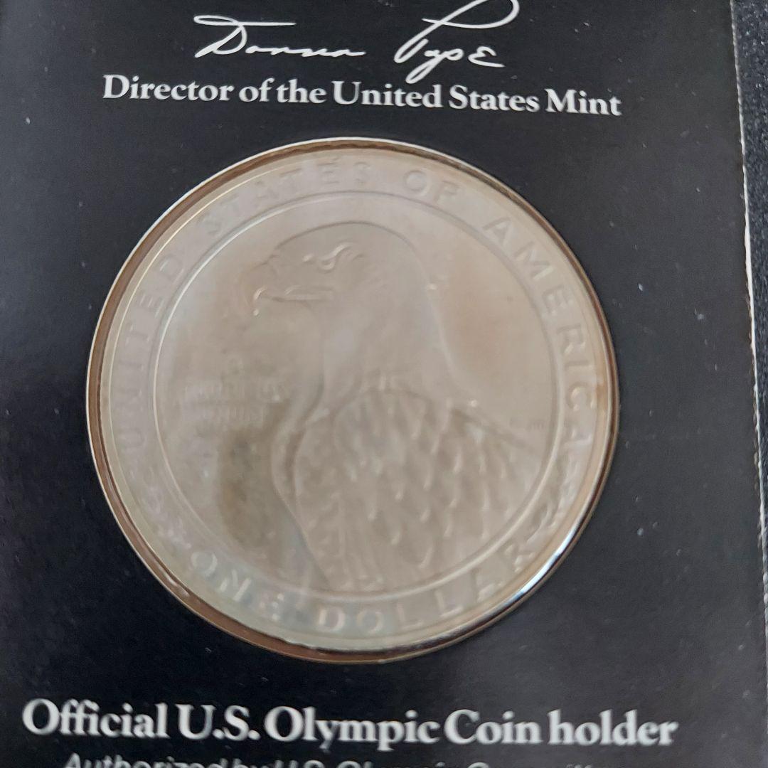 ロサンゼルスオリンピック銀貨 記念メダル 五輪 銀貨 銀製  コレクション