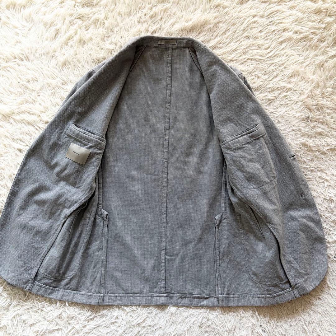 <美品>BOGLIOLI COAT グレー コットン ジャケット サイズ48