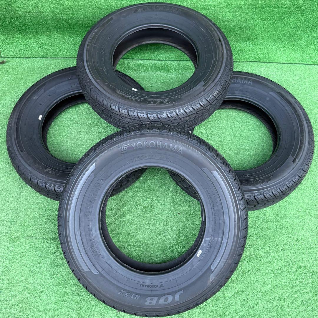未使用の近い 送料込ヨコハマJOB RY52◆155R12 6PRLT4本セット