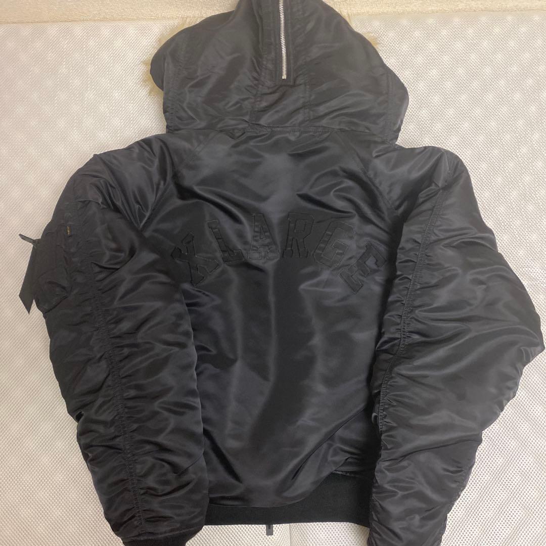ALPHA ×XLARGE　N2B　JACKET　フライトジャケット　黒