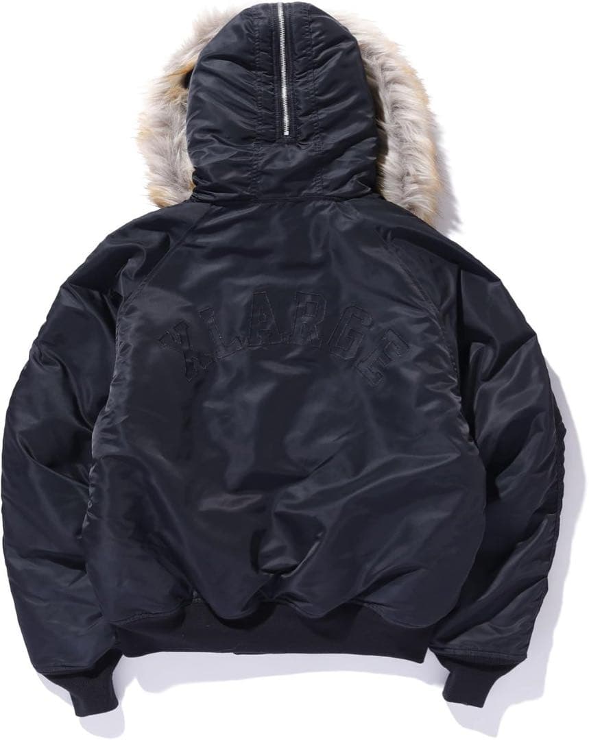 ALPHA ×XLARGE　N2B　JACKET　フライトジャケット　黒