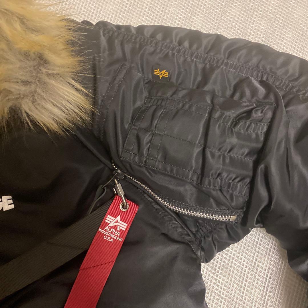 ALPHA ×XLARGE　N2B　JACKET　フライトジャケット　黒