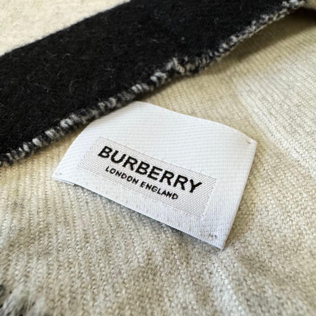 バーバリー　BURBERRY LONDON ロゴマフラー　ウール　188×33㎝