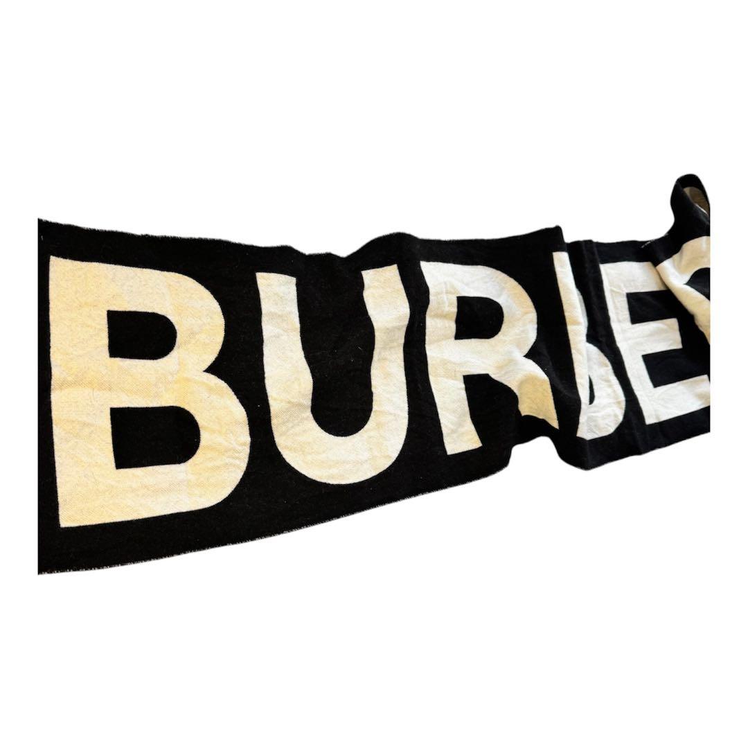 バーバリー　BURBERRY LONDON ロゴマフラー　ウール　188×33㎝