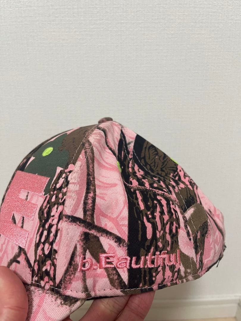帽子 b.eautiful Pink Camo