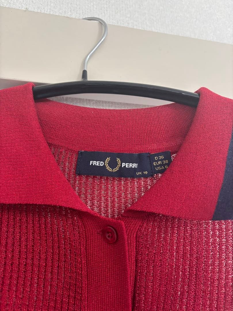 【別注】FRED PERRY RIB KNITTED SHIRT