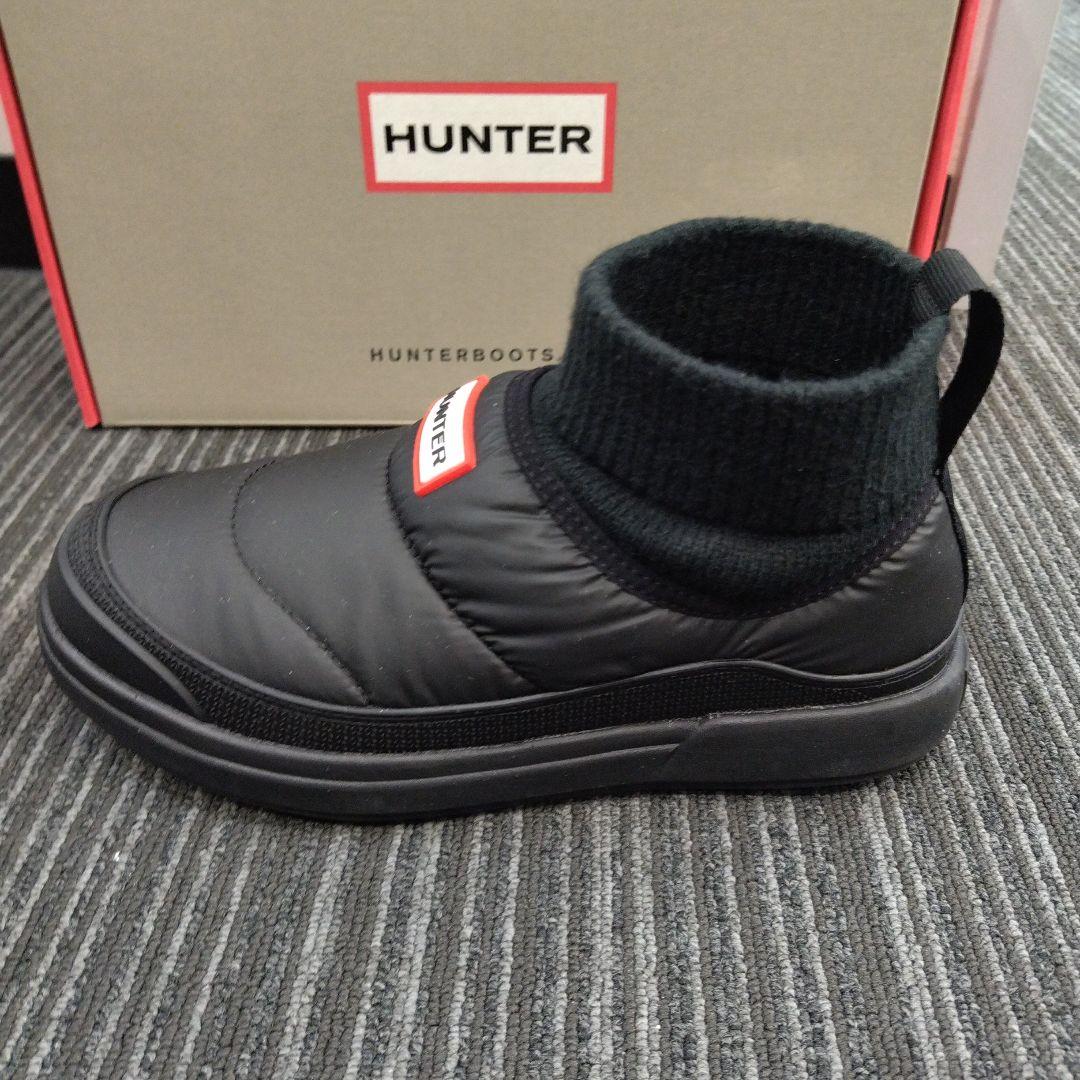 ナタリー　新品未使用　HUNTER ブラック ブーツ 23cm