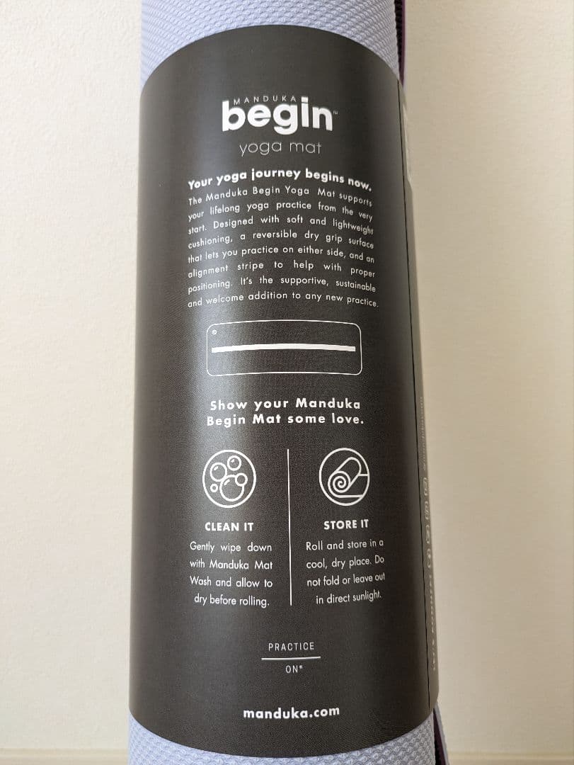 MANDUKA マンドゥカ 5mm BEGIN ヨガマット ラベンダー