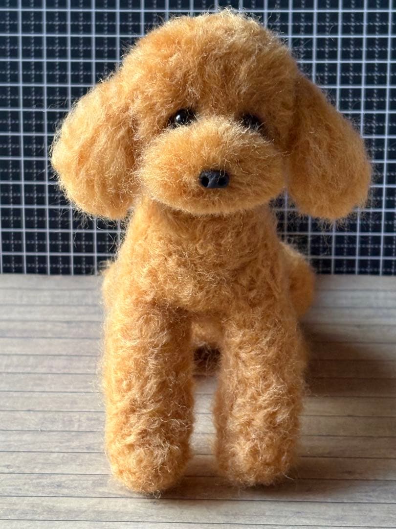 羊毛フェルト トイプードル 大きめ❣️