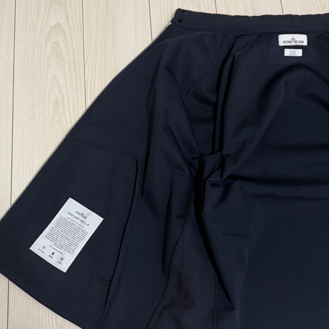 ストーンアイランド LIGHT SOFT SHELL-R ダブルジップ ブルゾン